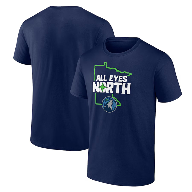 Men's Minnesota Timberwolves Navy Pick & Roll Coverage T-Shirt Men's Minnesota Timberwolves Navy Pick & Roll Coverage T-Shirt